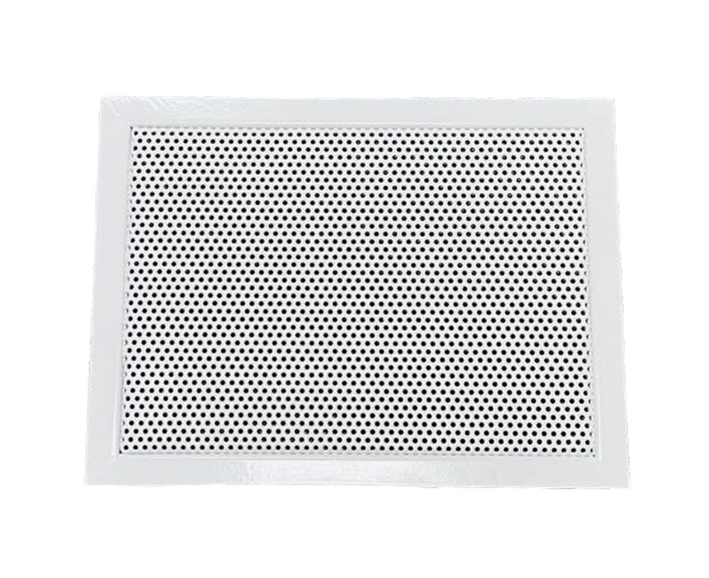 картинка Вентиляционная решетка для вытяжки ExDe, металл, круг, белый от магазина Эксперт Декора