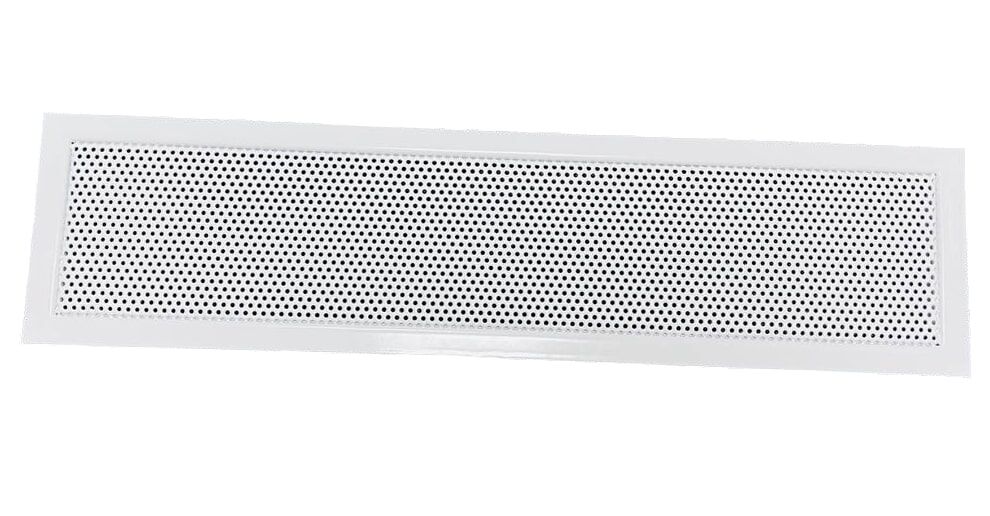 картинка Решетка вентиляционная ExDe, перфорированная, Круг, Белый от магазина Эксперт Декора