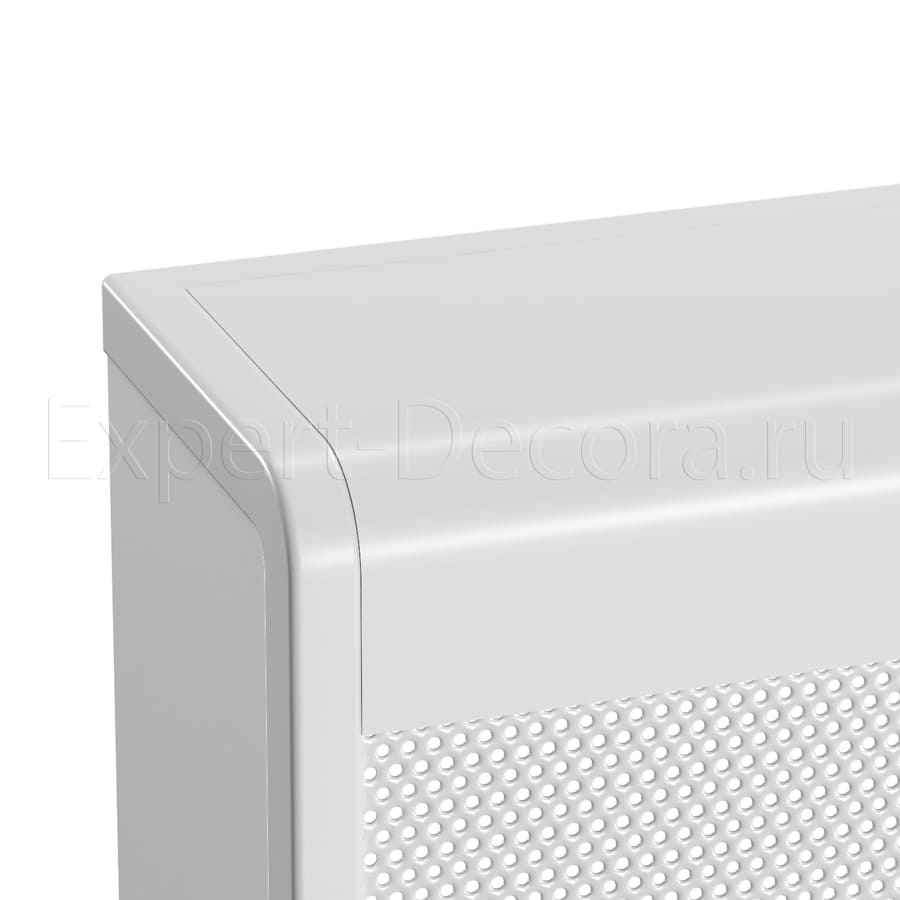 картинка Защитный экран на батарею Классик, с боковинами, белый от магазина Эксперт Декора