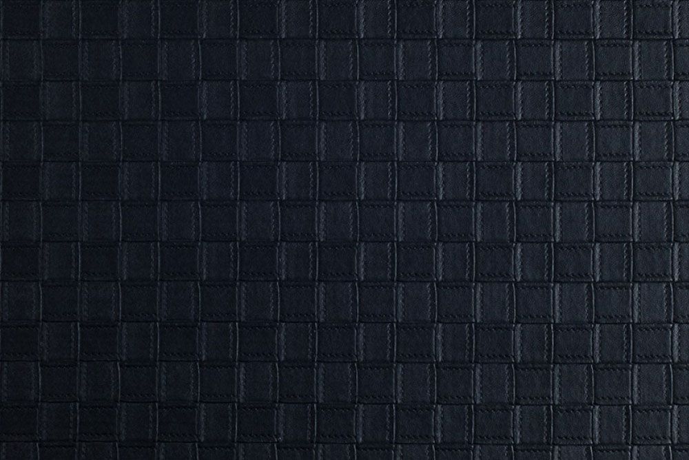 картинка Кожаная панель для стен Wicker черная от магазина Эксперт Декора