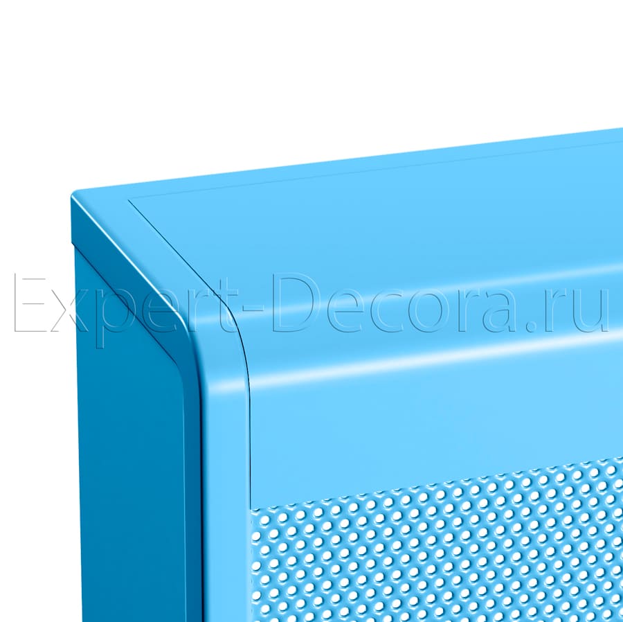 картинка Защитный экран на батарею Классик, с боковинами, голубой, RAL 5012 от магазина Эксперт Декора