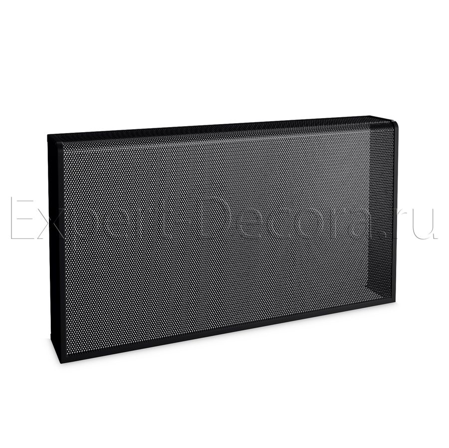 картинка Навесной экран из металла, с боковинами, черный, RAL 9005 от магазина Эксперт Декора