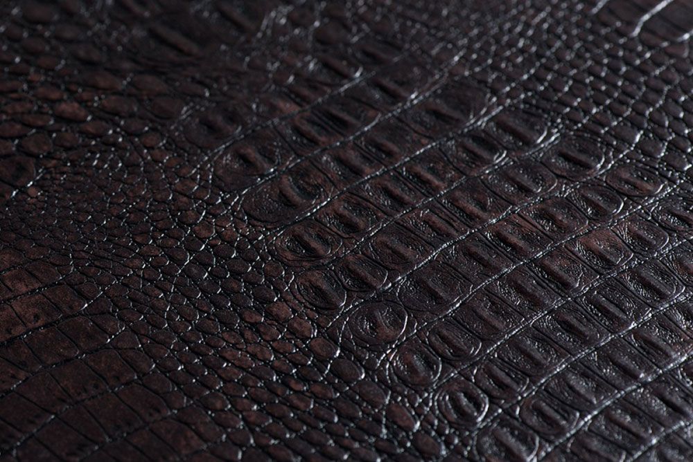 картинка Кожаные панели для стен Крокодил коричневый от магазина Эксперт Декора