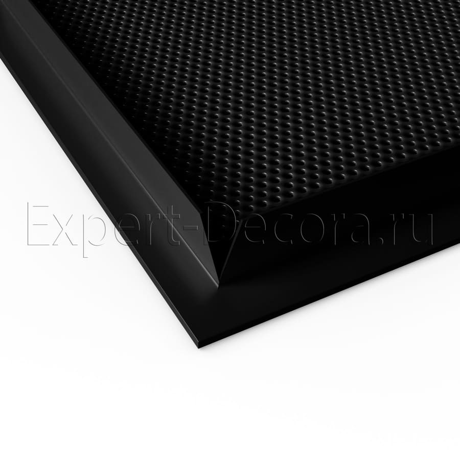 картинка Решетка на батарею встраиваемая, металл, черная, RAL 9005 от магазина Эксперт Декора